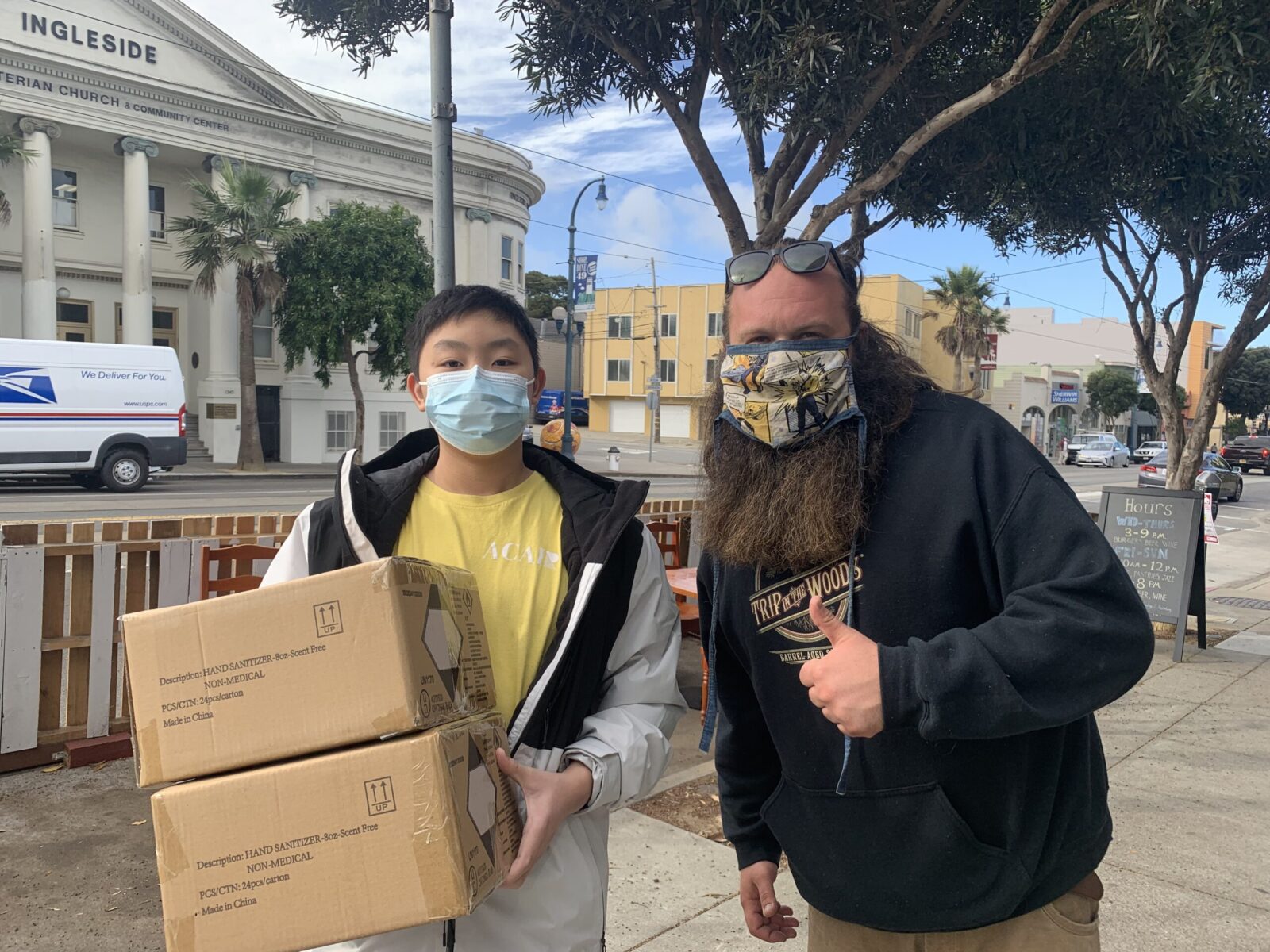 IMA Distributes Pandemic Supplies to Ocean Avenue Small Businesses Ingleside Merchants